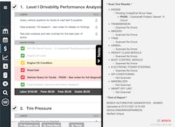Figure 8 – Bosch scan tool report automatically attached to Shop-Ware work order
