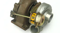 The Garrett AiResearch T3 turbocharger was developed at the company’s facilities in Torrance, California, in the 1980s. The T3 was exclusively used for automotive applications—the Saab 900 Turbo is one example. The wastegate actuator, attached to the compressor housing, controls boost pressure.