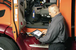 NEXIQ’s eTechnician offers diagnostic capability for engines, transmission, brakes, body and chassis, and more. It also provides cloud-based, fleetwide vehicle history to give technicians access to data for every diagnostic session for every vehicle in the fleet, regardless of their location. NEXIQ’s eTechnician offers diagnostic capability for engines, transmission, brakes, body and chassis, and more. It also provides cloud-based, fleetwide vehicle history to give technicians access to data for every diagnostic session for every vehicle in the fleet, regardless of their location.