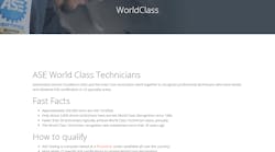 Ase World Class Technicians