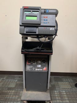 Figure 5 - Load tester cart. Figure 5 - Load tester cart.