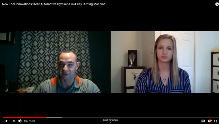 New Tool Innovations Kent Automotive Gymkana 994 Key Cutting Machine