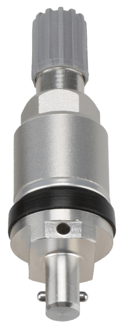 Figure 6: Clamp-in sensors are subject to galvanic corrosion when exposed to road salt and moisture. Corrosion can weaken the valve stem leading to a possible sudden loss of tire pressure. Courtesy of Autel. Figure 6: Clamp-in sensors are subject to galvanic corrosion when exposed to road salt and moisture. Corrosion can weaken the valve stem leading to a possible sudden loss of tire pressure. Courtesy of Autel.