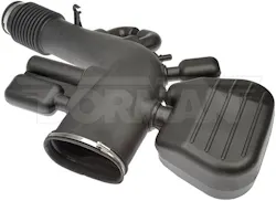Aftermarket-exclusive engine air intake hose for select Ford Super Duty trucks