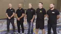 The 2021 SEMA Launch Pad competition is down to five finalists – from left, Tom Sawarynski, Dustin Woolf, Kevin Robinson, Brendan McGrath, and Jonathan Hurley – who will go on to compete for the grand prize during the 2021 SEMA Show. The 2021 SEMA Launch Pad competition is down to five finalists – from left, Tom Sawarynski, Dustin Woolf, Kevin Robinson, Brendan McGrath, and Jonathan Hurley – who will go on to compete for the grand prize during the 2021 SEMA Show.