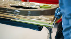 When using adhesives, be sure to spread and cover all the bare metal.