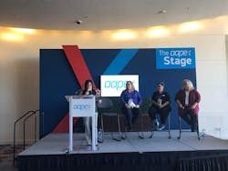 From left to right - Dana Rapoport, Kim Auernheimer, Jill Trotta, and Jacquie Walter Hower. From left to right - Dana Rapoport, Kim Auernheimer, Jill Trotta, and Jacquie Walter Hower.