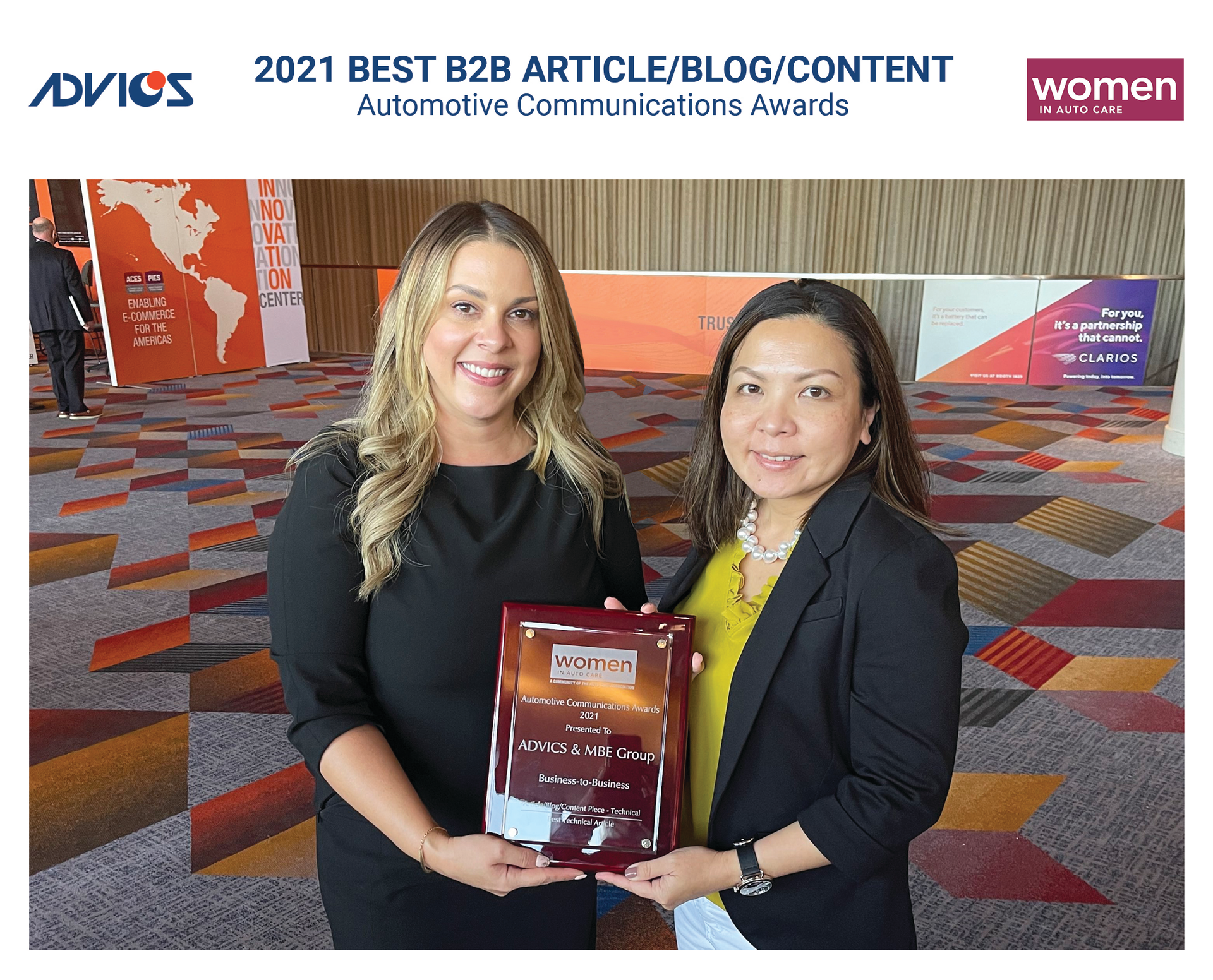 Advics Wiac 2021 Award Winner