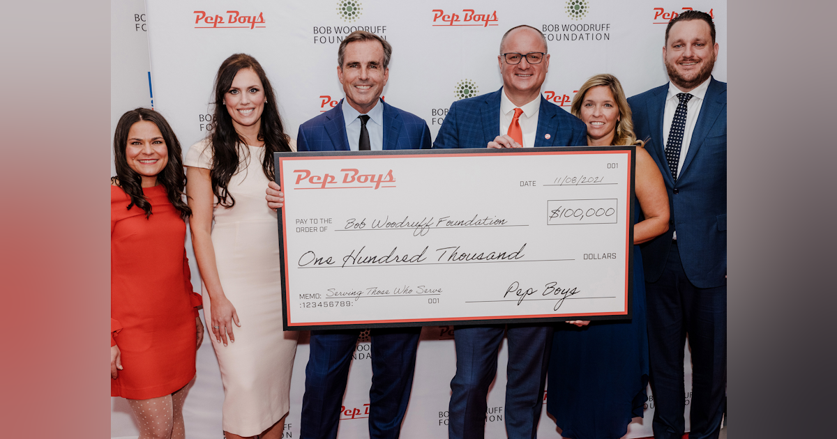 Pep Boys Donates 100 000 To Help Veterans Via The Bob Woodruff Foundation Vehicle Service Pros Pep Boys Donates 100 000 To Help Veterans Via The Bob Woodruff Foundation Vehicle Service Pros