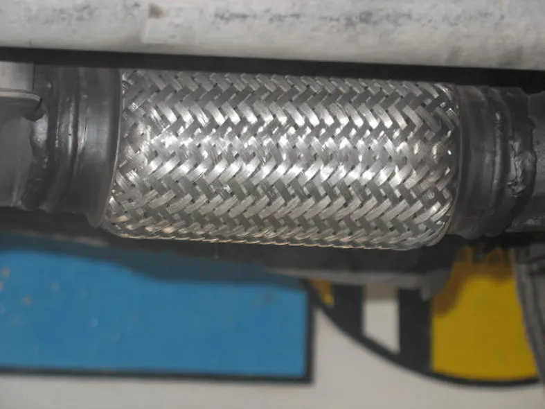 Common sources of air leaks into the exhaust that can skew the ECM’s tests are damaged flex pipes and stripped or damaged sensor threads.