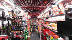 The inside of the Mac Tools dealer Dave Fulkman's new tool truck
