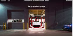 Figure 4 - Tesla service and diagnostics portal Figure 4 - Tesla service and diagnostics portal