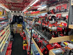 Inside look at tons of tools displayed on Leroy Hess&apos; Mac Tools truck