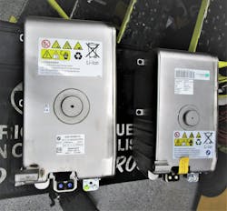 Figure 10: The reconditioned battery showed some differences from the OE one. Figure 10: The reconditioned battery showed some differences from the OE one.