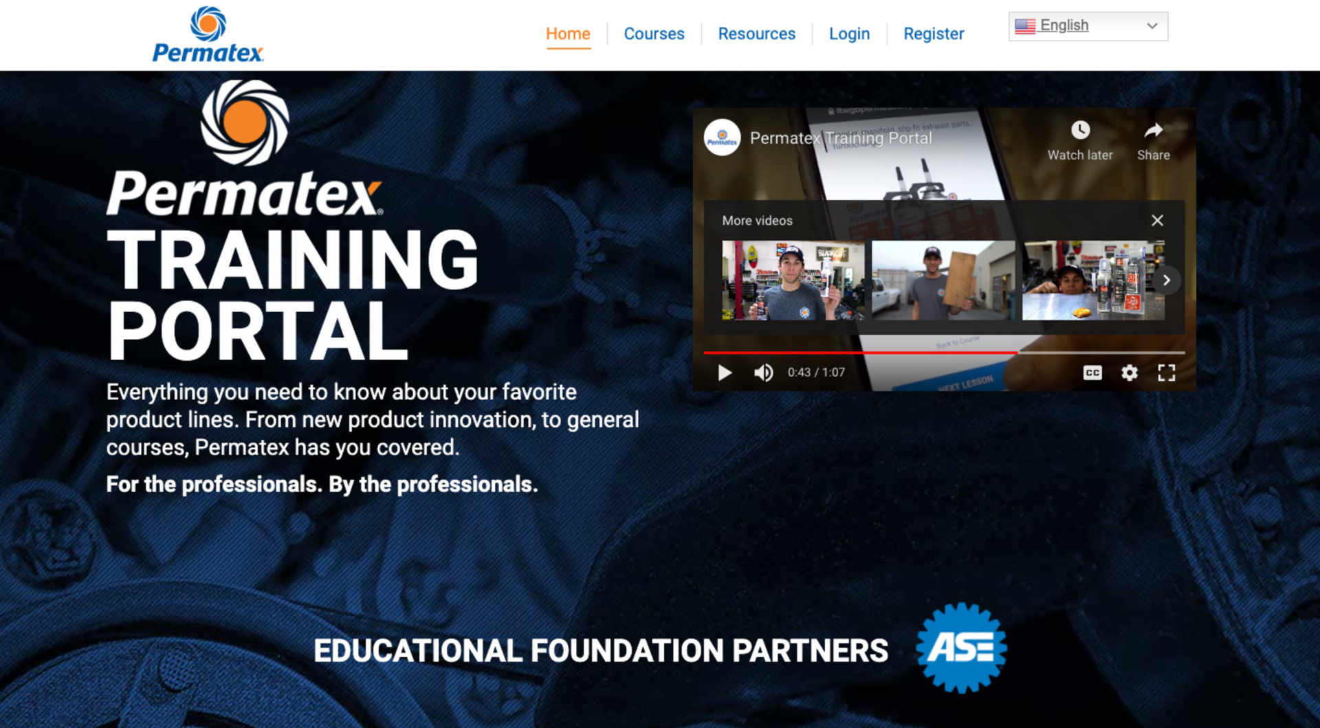 Permatex has partnered with the ASE Education Foundation to help train technicians on latest innovations and applications.