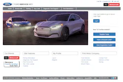 Ford service information website Ford service information website