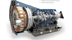 Figure 3: This BMW Active Hybrid utilizes a specially tuned ICE N63 V8 engine that generates 450 horsepower that is coupled with an electric motor located between the engine and the transmission.