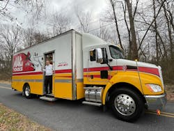 Outside view of Leroy Hess' Mac Tools truck Outside view of Leroy Hess' Mac Tools truck