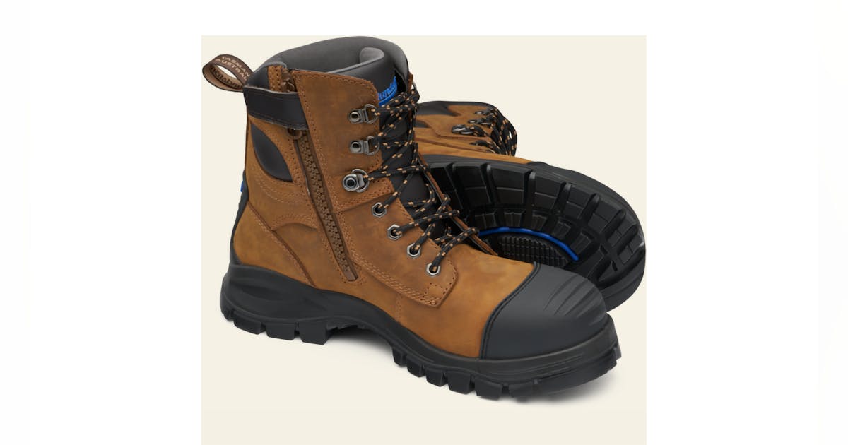 shelter heat veteran Brown Crazy Horse Work Series Side Zip Work Boots, No. 983 | Vehicle  Service Pros
