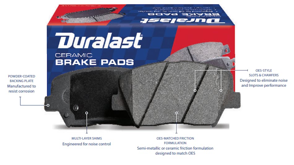 Duralast Brake Pads Vehicle Service Pros