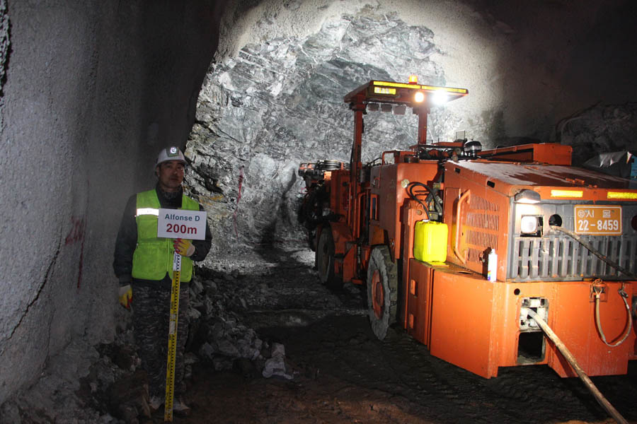 Almonty Industries' mine in Sangdong, Korea, is one of the largest mines in the world for tungsten.