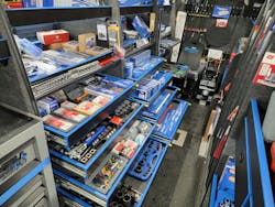 Hamdi made sure to include more drawers when designing his new truck. Hamdi made sure to include more drawers when designing his new truck.