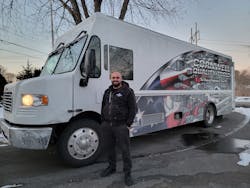 Thaer Hamdi has been a Cornwell Quality Tools dealer for 10 years. He celebrated by buying a new truck. Thaer Hamdi has been a Cornwell Quality Tools dealer for 10 years. He celebrated by buying a new truck.