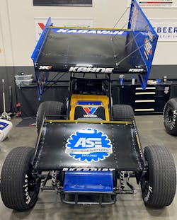 Throughout the race season, Kasey Kahne Racing will feature the ASE 50th anniversary commemorative logo on its two World of Outlaws series cars, the No. 49 car driven by Brad Sweet, and the No. 9 car driven this season by Kahne. Throughout the race season, Kasey Kahne Racing will feature the ASE 50th anniversary commemorative logo on its two World of Outlaws series cars, the No. 49 car driven by Brad Sweet, and the No. 9 car driven this season by Kahne.
