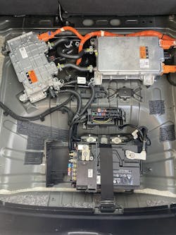 Figure 3 –Chevrolet Volt (Generation 2 )– DC-DC Charger, HV Charger & 12V Battery Figure 3 –Chevrolet Volt (Generation 2 )– DC-DC Charger, HV Charger & 12V Battery