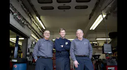 Hollenshade's Automotive's Tim (l.) and Tom (r.) Hollenshade, and Tim Hollenshade Jr. have had business growth but report technicians spend more time to complete a repair because of the need to buy parts piecemeal instead of in kits.