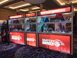 Matco's New Item Showcase display. Matco's New Item Showcase display.