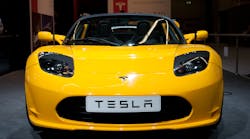 Yellow Tesla Yellow Tesla