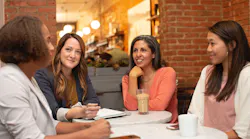 business women at table