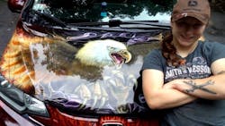 26-year-old, Dannielle Vaclavik is a young, talented and respected automotive technician. She is an equally talented airbrush artist! Visit her Facebook page: https://www.facebook.com/dannisairbrushing 26-year-old, Dannielle Vaclavik is a young, talented and respected automotive technician. She is an equally talented airbrush artist! Visit her Facebook page: https://www.facebook.com/dannisairbrushing