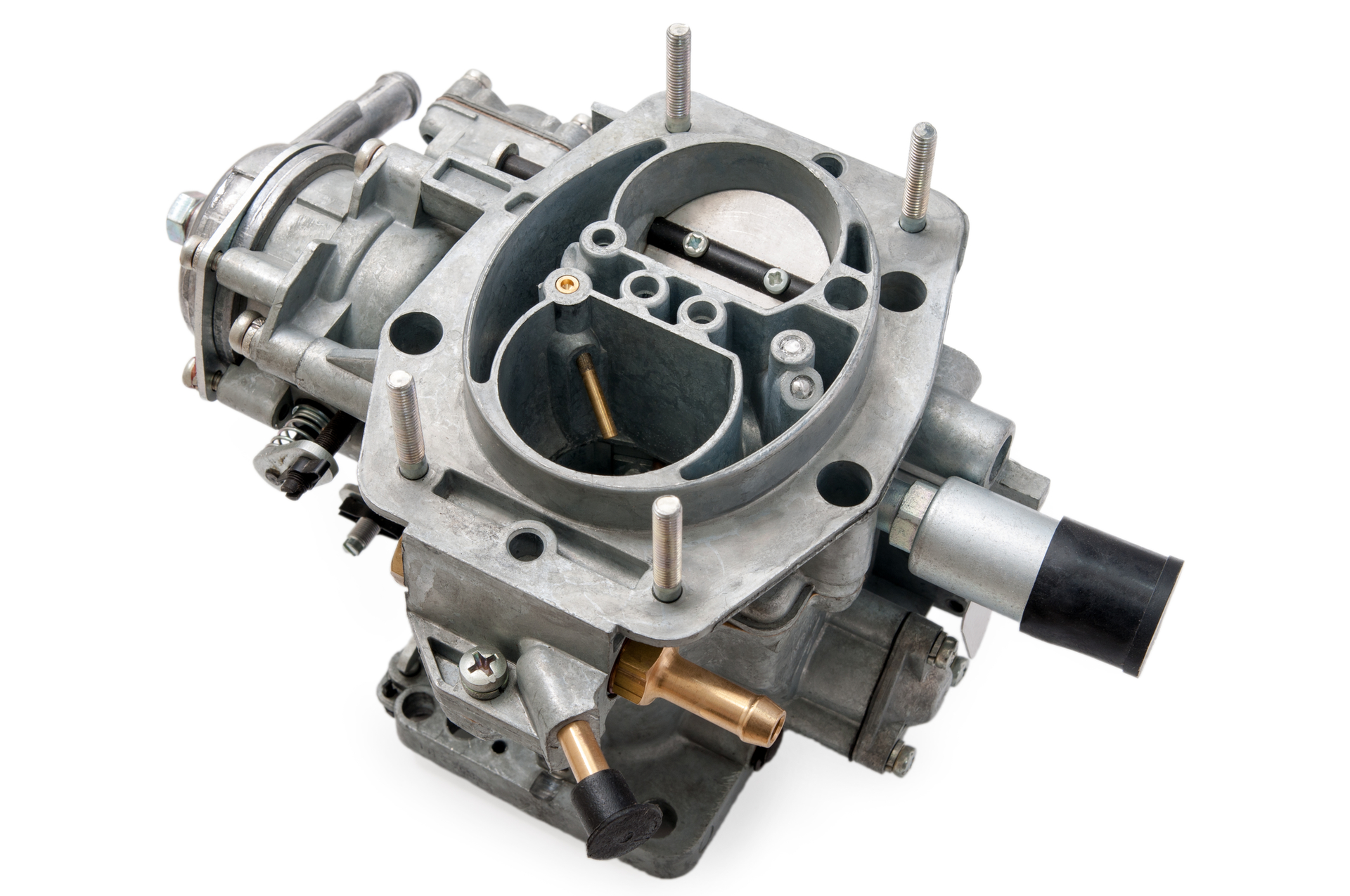 Figure 1- The carburetor served to fuel the engine of yesterday and its job was to supply the appropriate amount of fuel under all engine operating conditions. However, its fuel control capabilities were not capable of meeting today's tailpipe emissions standards.