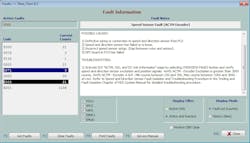 Figure 3- DTC G071, Speed sensor fault. Figure 3- DTC G071, Speed sensor fault.