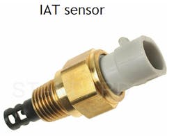 Figure 4- The intake air temperature sensor is responsible for indicating the density of the incoming air. Colder air is denser and more of it cand fit in a given space than warmer air. Figure 4- The intake air temperature sensor is responsible for indicating the density of the incoming air. Colder air is denser and more of it cand fit in a given space than warmer air.