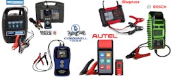 Figure 4- A series of new, state-of-the-art battery and charging system test equipment, specializing in AGM battery technologies. Figure 4- A series of new, state-of-the-art battery and charging system test equipment, specializing in AGM battery technologies.