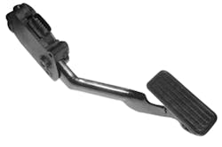 Figure 5- The Accelerator Pedal Position Sensor reports driver's intent. The ECU can then anticipate and fuel for the increase of incoming air. Figure 5- The Accelerator Pedal Position Sensor reports driver's intent. The ECU can then anticipate and fuel for the increase of incoming air.