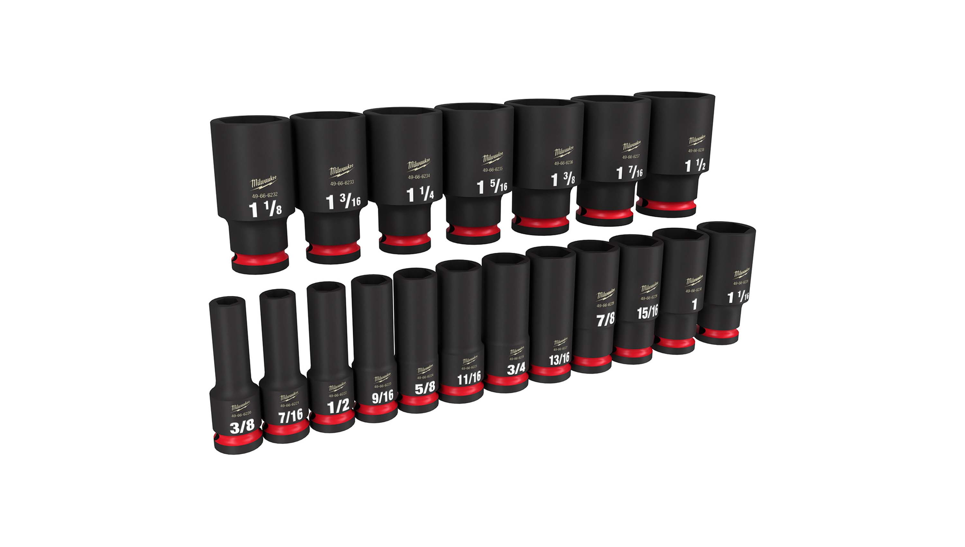 Milwaukee Tool Shockwave Impact Duty 6-pt Sockets