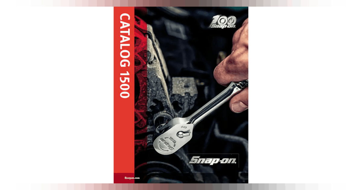 Snap on tool box catalog deals