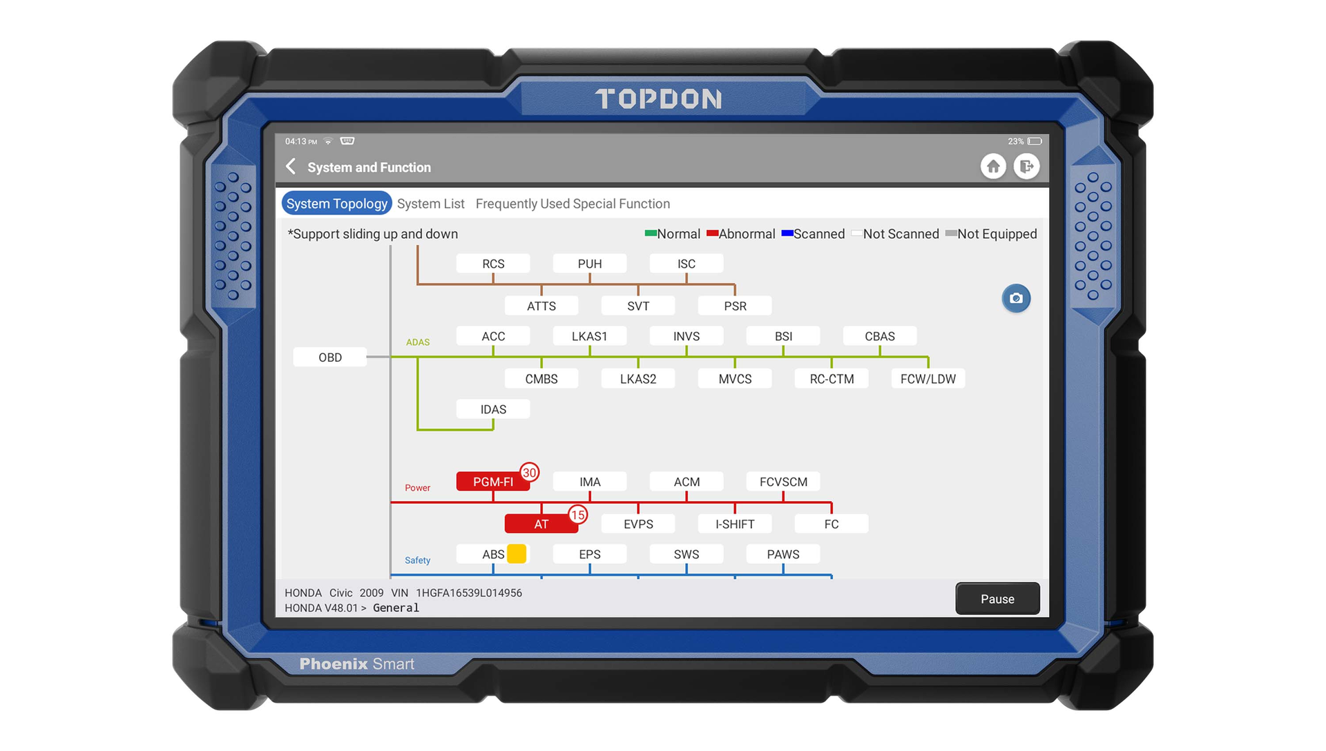 Phoenix Smart Diagnostic Tool Vehicle Service Pros
