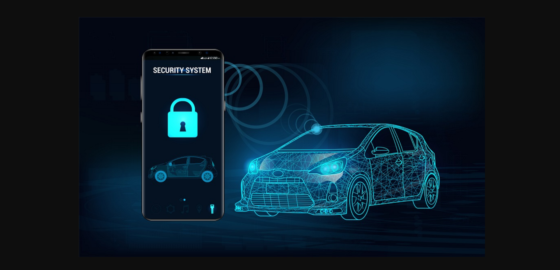 Figure 1- Many of the anti-theft systems involve the prevention of access into the vehicle and the immobilization of the propulsion system.
