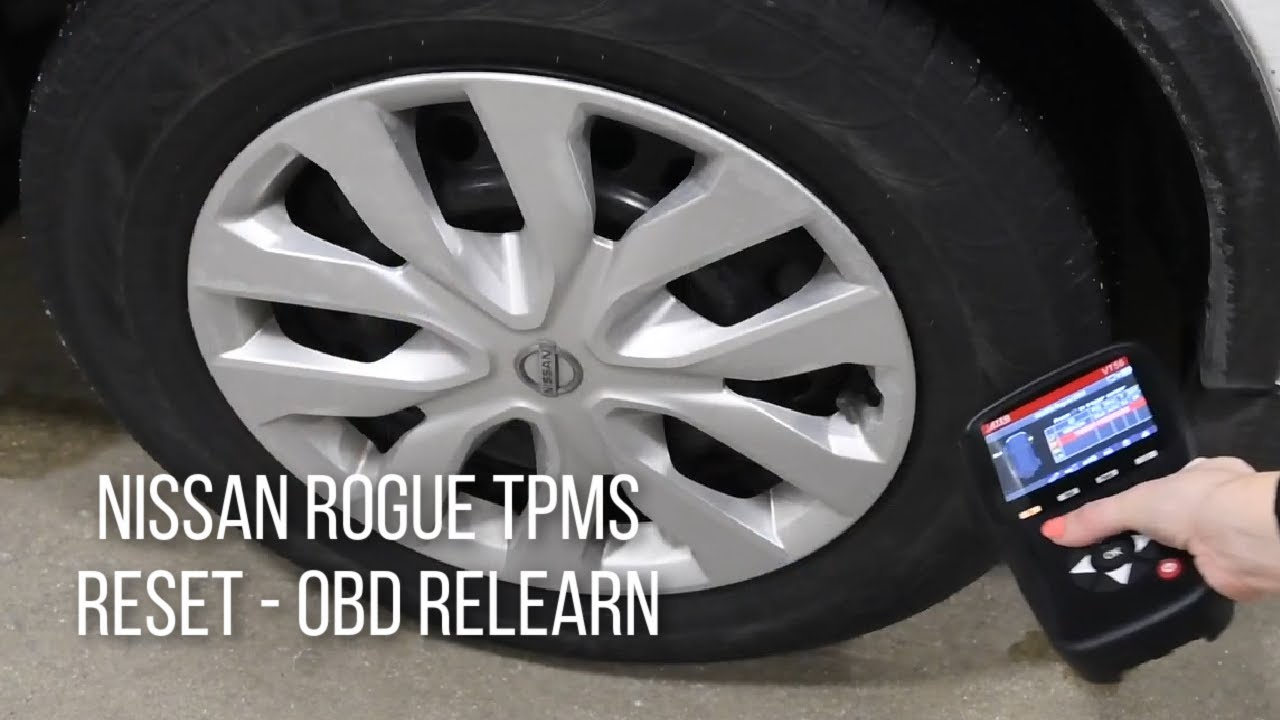 Video How to do a TPMS reset (OBD relearn) on a Nissan Rogue Vehicle