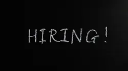 Hiring sign