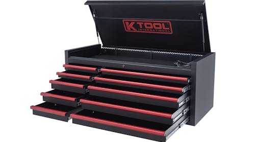 55" Premium 10-Drawer Double-Bay 500 lb Tool Box