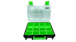 VIM Tools Small Interlocking Storage Case With Compartment Inserts VIM Tools Small Interlocking Storage Case With Compartment Inserts
