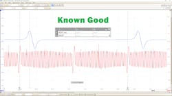 Figure 5- A known-good capture offers a visual reference to compare acquisitions to those derived from the suspect-vehicle being addressed. Figure 5- A known-good capture offers a visual reference to compare acquisitions to those derived from the suspect-vehicle being addressed.