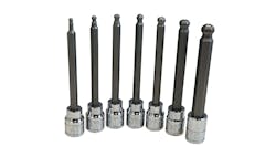 ATD 7-pc SAE Extra-Long Ball-End Hex Bit Socket Set ATD 7-pc SAE Extra-Long Ball-End Hex Bit Socket Set