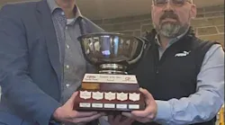 The 2021 Supplier of the Year Award from Crane Canada was presented to Rich Praski, Dana district sales and service manager.